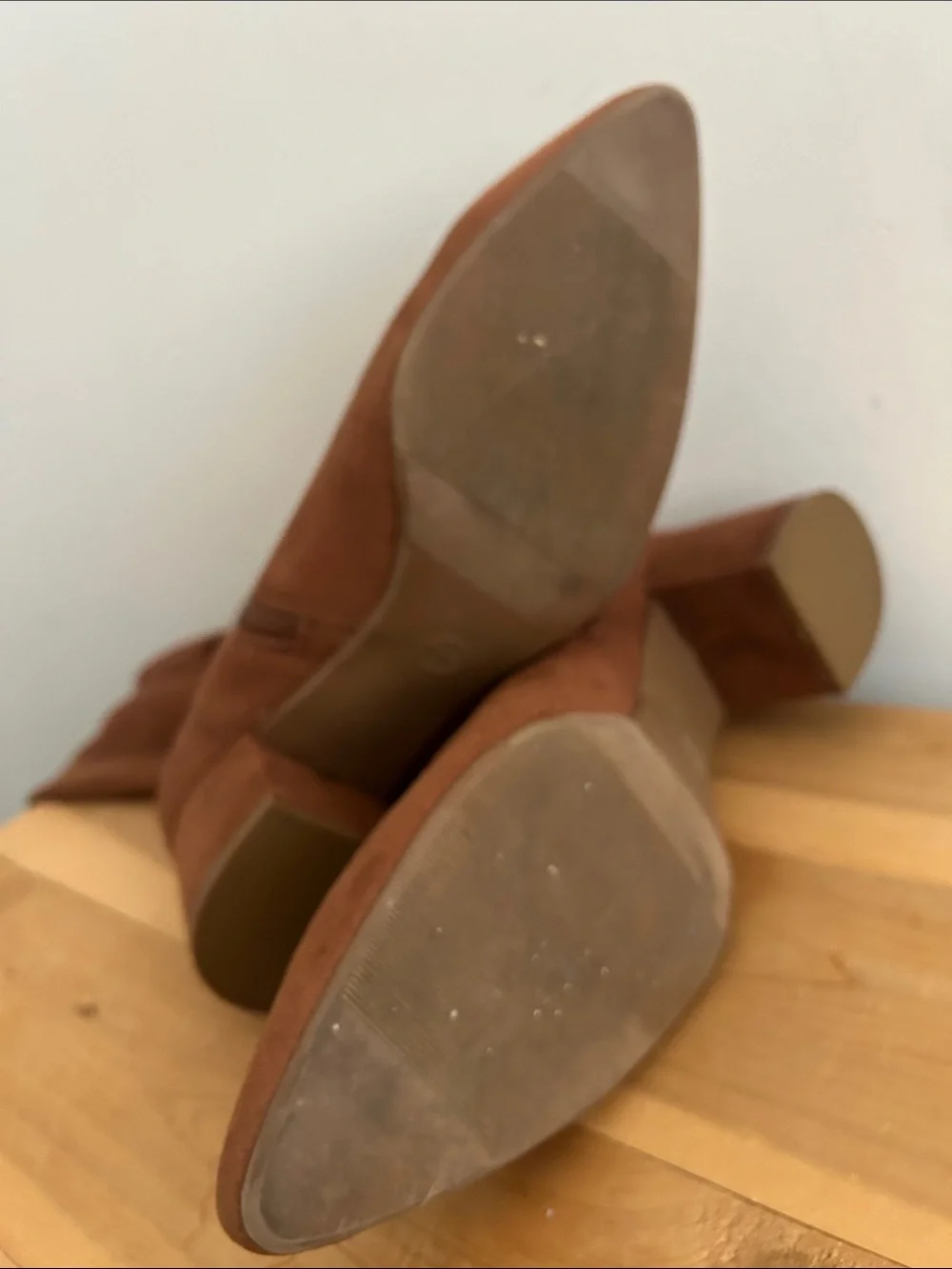 Women’s Brown Over-the-Knee Block Heel Boots